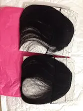 XINRAN-flequillo postizo de pelo sintético, extensión de cabello con Clip, flequillo de aire, negro y marrón