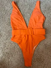 Bañador Sexy unicolor rojo monopieza para mujer, traje de baño Bandage con Push-Up de encaje, bañador brasileño con escote en V profundo y espalda descubierta