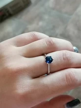 Anillos de Compromiso de boda para mujer, de Color plata joyería femenina, anillo de circonia de 6 capas con piedra, joyería al por mayor R013