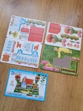 Rompecabezas 3D de Castillo de dibujos animados para niños, juguetes educativos de aprendizaje, regalo para chico