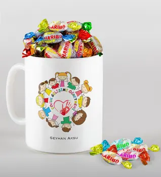 

Personalized Child Development Öğretmeni Mug and Haribo Candy Gift Seti-1
