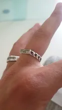 Anillos abiertos con letras de Metal para hombres y mujeres, joyería de fiesta, Punk, Vintage, Inglés