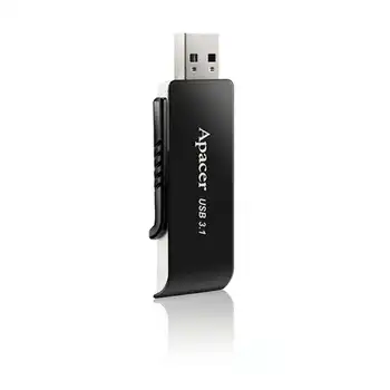 

Pendrive apacer ah350 128gb black - usb 3.1 - compatible windows/mac/linux