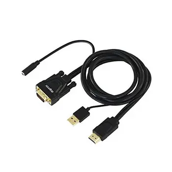 

HDMI to VGA Adapter approx! APPC22 3,5 mm USB 60 Hz
