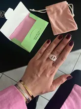 Foxanry-anillos de fiesta de Plata de Ley 925, cadena Simple hueca, Cruz, geométrica, diseño creativo hecho a mano, regalos de joyería para novia