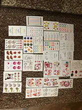 Fake Tattoo Sticker Art Colorful The-Body Waterproof Heart Xuanya on 30pcs/20pcs-Set