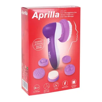 

23792 massager face cleaning 6 In 1 electric Aprilla White purple