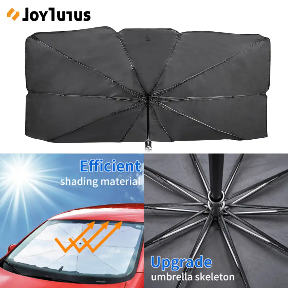 カーサンシェードプロテクターパラソルフロントウィンドウサンシェードは車のサンプロテクターインテリア普遍的な車のアクセサリー フロントガラス日よけ Aliexpress