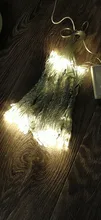 Light Led Curtain-String Window-Decor Christmas Garland Patio Xmas Party 220V EU AIFENG