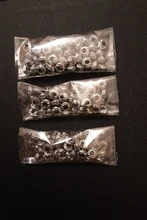 Lote de 50 unidades de cuentas de aleación de 6x6mm, accesorios de joyería, collares, pulseras, espaciadores, para fabricación de joyas, JSPJ044