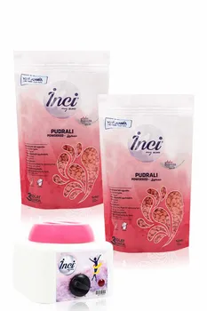 

Pearl waxing pink 2 PCs 200 grams (total 400 gram) + waxing heater machine hard beads waxing, feather alma hair removal