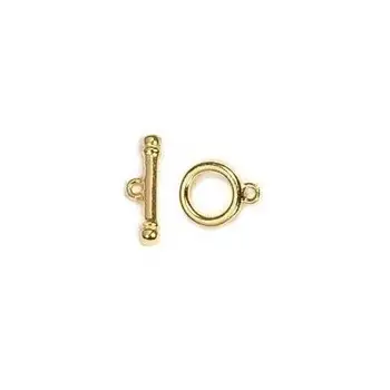 

FORNITURA CLOSURE HOOP AND TABLET FOR JEWELRY SHEET 14MM BAG 2 UND GOLDEN COLOR