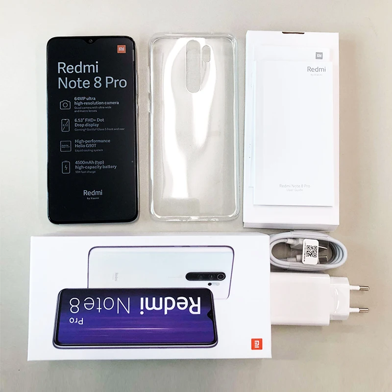  Global Version Xiaomi Redmi Note 8 Pro 6GB RAM 64GB ROM Smartphone 64MP Four Rear Camera MTK Helio 