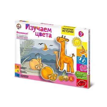 

Magnetic stories "learning colors". Extras. set (without magnet. board)