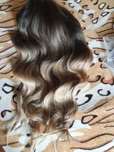 GEMMA-pelucas de cabello largo ondulado para mujeres negras, pelo sintético de parte media, para fiesta diaria, Cosplay, resistente al calor