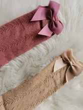 Calcetines de niñas bebé para niños, hasta la rodilla con Real Arco estilo español NIÑOS Calcetines niños hueco calcetín Infant Socken