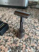 Maquinilla de afeitar de doble filo, maquinilla de afeitar de doble filo con 10 cuchillas de afeitar, Premium Wet, clásica, de Metal, se adapta a todas las cuchillas de afeitar estándar