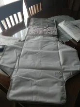 Sunveno-alfombrilla para cambio de bebé, colchón impermeable, lavable, portátil, plegable, cambiante, esterillas reutilizables, almohadilla de viaje para pañales