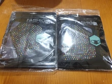 Mascarilla ostentoso con diamantes de imitación para mujer, máscara de fiesta de lujo, lentejuela brillante, antihumo, 4 Uds.