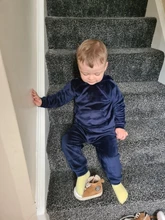 Conjunto de ropa con capucha de terciopelo para bebés y niños, chaqueta abrigo para niños, pantalones, trajes deportivos, chándales, ropa para niños pequeños