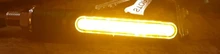 Luces LED intermitentes para motocicleta, 12 Uds., intermitente trasero, Motor de agua, intermitente, señal indicadora de parada, IP68