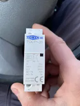 Din Rail Modular Contactor 50/60hz 220V/230V 2no 2nc Household 2P 25A TOCT1 1NC 1NO