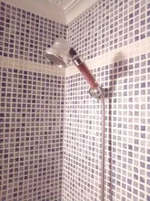 Shower-Hose Bathroom-Accessories Water-Pipe Soft Flexible Black 2m Chrome-Plating Rainfall