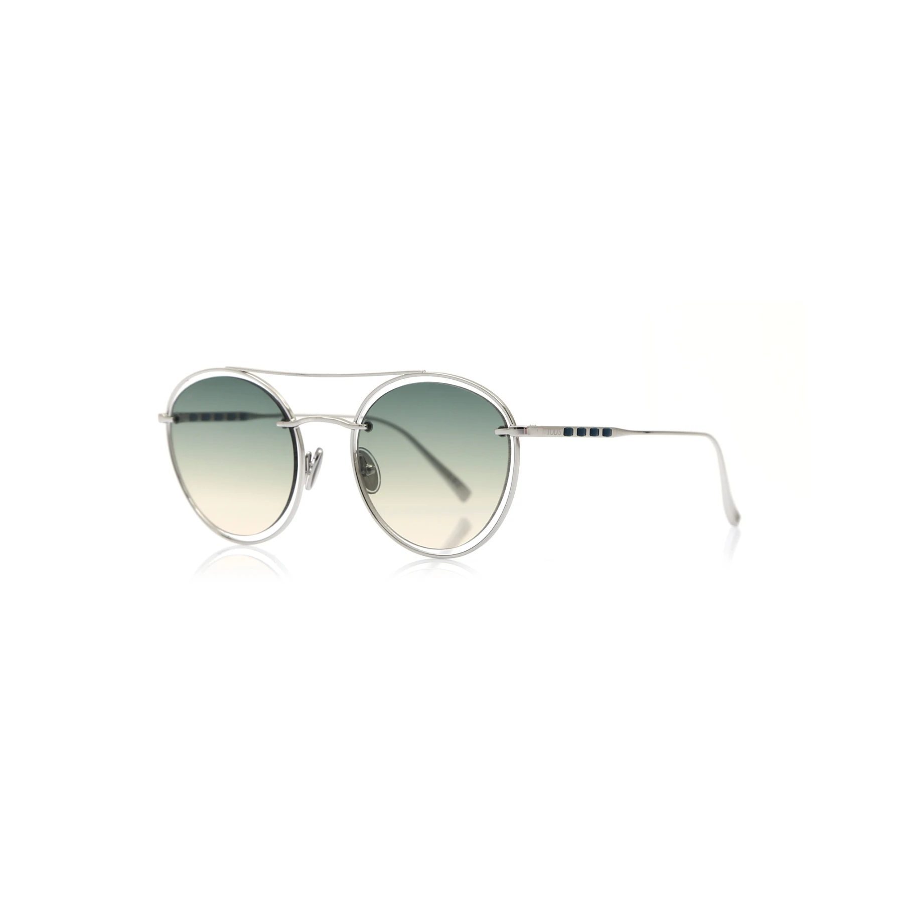

Unisex sunglasses to 0265 16p metal silver organic oval aval 53-24-140 tods