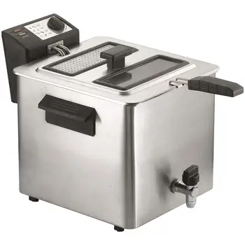 

[Refurbished SILVER] Fry Tyoe 8 Fryer power 3000 Watt capacity 8 liters color SilverR.G.V.64.86