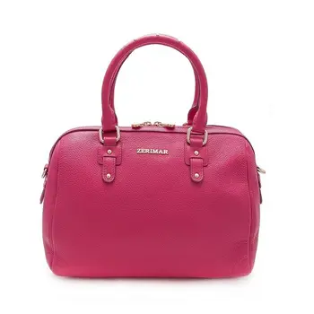 

Leather bag for woman color fuxia 29x21x18.5 cm