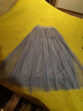 OHRYIYIE-falda de tul Vintage para mujer, faldas de malla de cintura alta elástica, largo plisado, para primavera y verano, 2021