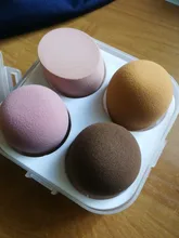Esponja de maquillaje profesional, almohadillas cosméticas de varios tamaños para base correctora, crema, maquillaje suave, 2-8 Uds.