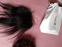 Extensiones de pelo peruano con malla, accesorio capilar liso de 2x6 con cierre de encaje y nudos blanqueados, Color Natural Remy