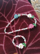 Suéter colorido de unicornio de madera con dibujos animados para niños, suéter, pulsera, regalos para niñas, joyería para niños, juguetes