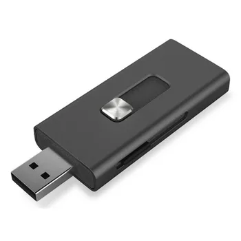 

KSIX Micro SD card reader Black