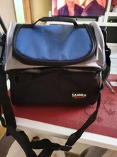 Fiambrera térmica isotérmica de 2 capas con correas ajustables para hombre y mujer, bolsa aislante para la comida, para la escuela y niños