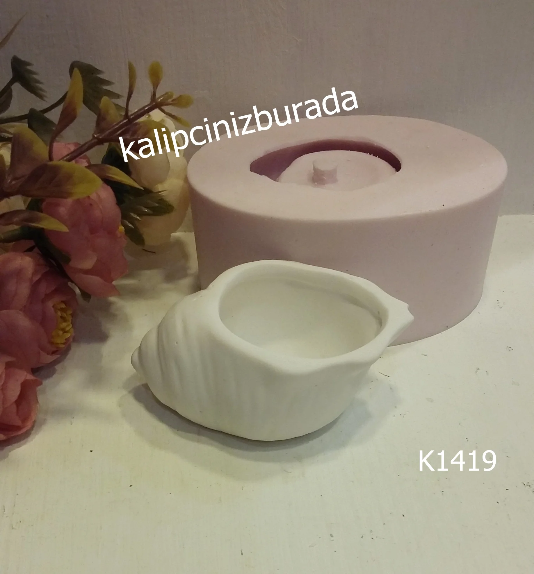 

Mussels flower pot (sculent) silicone mold