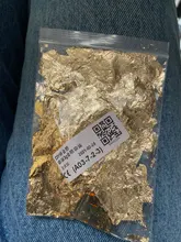 3g Oro de imitación plata hoja de cobre lentejuelas brillos de hoja de escamas hojas a granel papel de aluminio para dorado DIY decoración artística de uñas