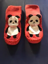 Calcetines de algodón con suela de goma para bebé recién nacido, calcetín divertido para niño pequeño, calcetín de invierno