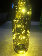 Light-String Garland Copper-Wire-Lights Battery-Power Festoon Fairy LED Christmas Feimefeiyou