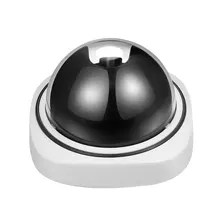 Cámara de vigilancia inteligente Dummy para interiores y exteriores, videocámara de seguridad CCTV falsa impermeable con luces LED rojas parpadeantes