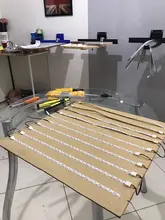 Tira de luces led impermeable para fiesta de fluorescencia, lámpara tipo cinta ultravioleta de 12V, de 395-405 nm, con luz negra 5050 2835 SMD, 60 led/m o 120 led/m ideal para DJ