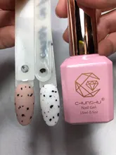 Recién llegado, Gel de esmalte de uñas de huevo de codorniz, 15ML, Gel UV de cáscara de huevo, efecto de punto, laca de uñas semipermanente para arte de uñas