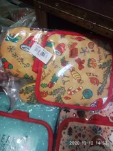 Party-Decoration-Supplies Gloves Kitchen-Mat Dining Christmas-Baking Natal Xmas New-Year