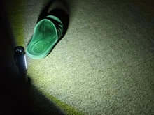 LED Flashlight Torch-Lamp Magnet Work-Inspection COB with The-Bottom And Clip Red/blue