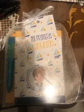 Libreta c/boligrafo niño comunion - 1 unidad aleatoria