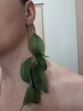 SUKI-pendientes bohemios con gancho para la oreja para mujer, aretes sin Piercing, accesorios de borlas largas, joyería