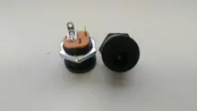 Female Jack Connector Plugs Screw-Nut Panel-Mount Power-Socket Plastic DC022 10PCS 5pairs