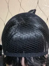 Malla de nailon para pelo de mujer, redecilla negra para la fabricación de pelucas, malla elástica, accesorios para pelucas, 1 unidad