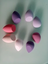 4/1pc maquillaje licuadora Puff cosmético de maquillaje esponja con caja de almacenamiento de la Fundación esponja para polvo herramienta de la belleza de las mujeres Accesorios